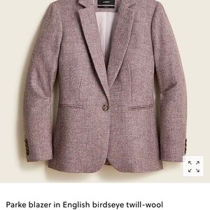 J Crew Park blazer in English birdseye twill -wool. Size 0. Brand new condition